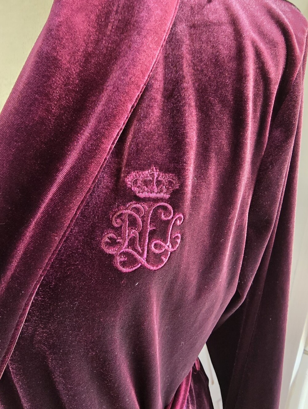 Lauren Ralph Lauren Long Sleeve Shawl Collar Luxury Robe/Loungewear - Picture 7 of 16